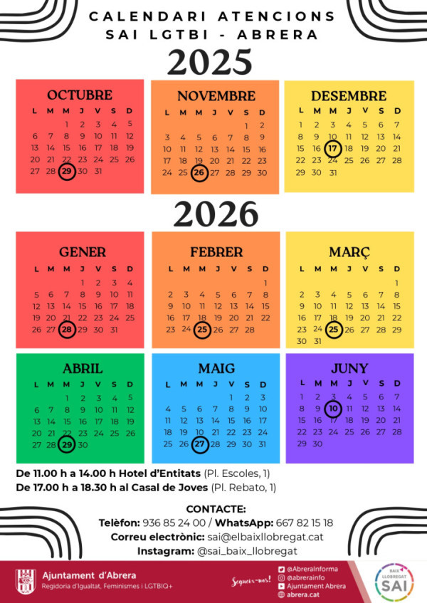 Calendari SAI Abrera