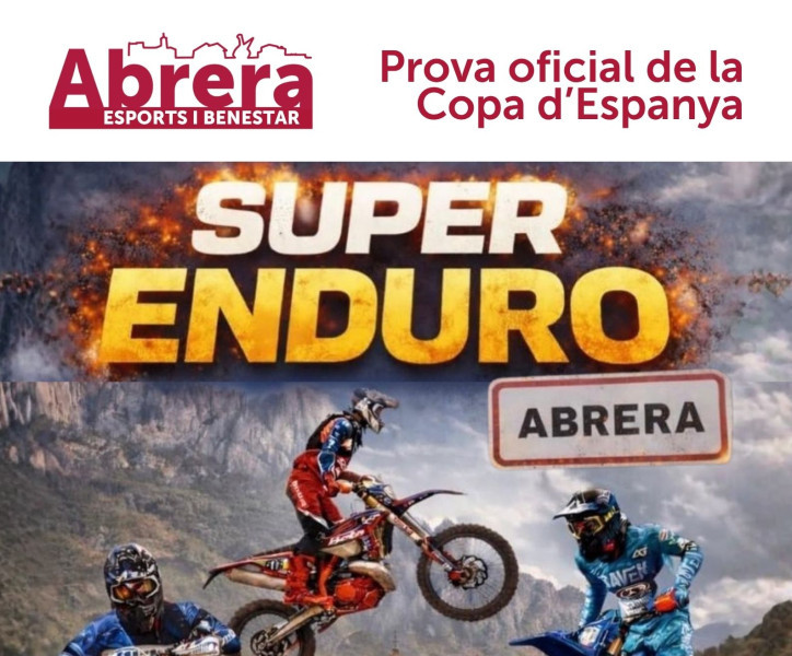 Cartell Camionat d'Espanya de Super Enduro d'Abrera del 28 i 29 d'agost de 2026