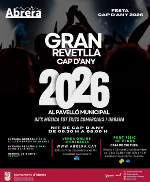 Gran revetlla de Cap d'Any 2026