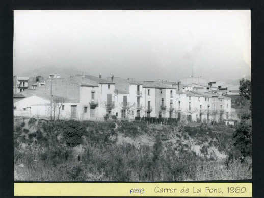 Carrer de La Font 1960
