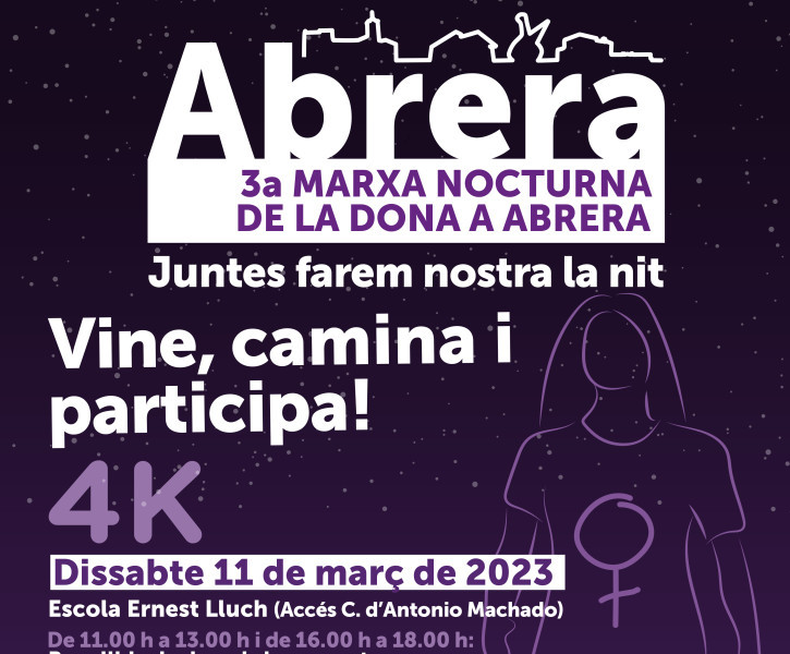 CARTELL 3a Marxa nocturna dona abrera 2023 def