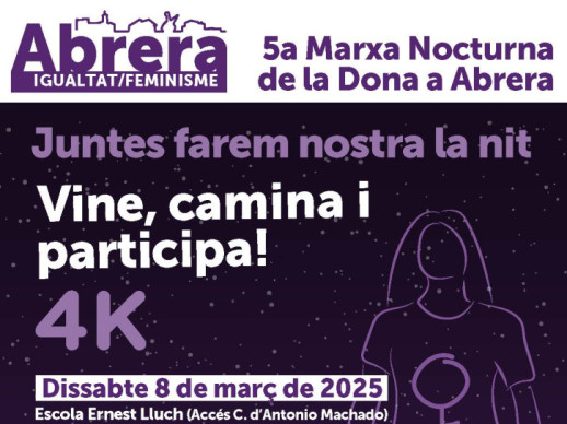 CARTELL 5a Marxa nocturna dona abrera 2025 OK