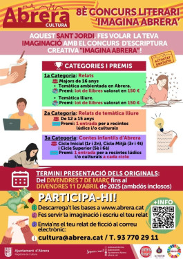 CARTELL 8È CONCURS RELATS IMAGINA ABRERA 2024
