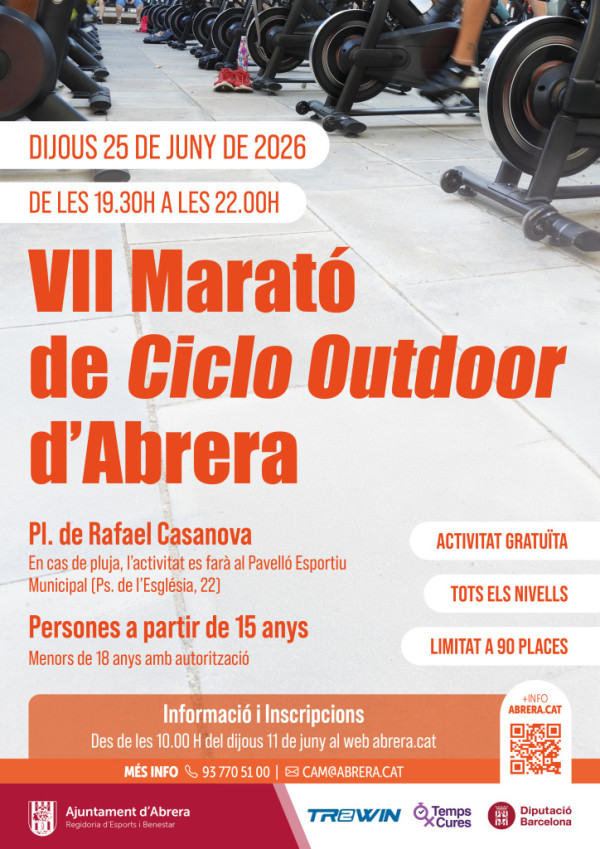 Cartell VII Marató de Cicle Outdoor d'Abrera 2026