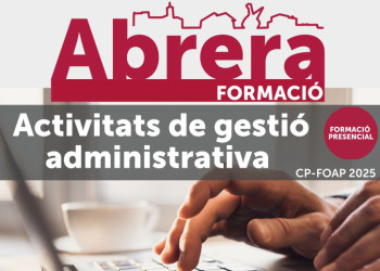 Cartell Curs gestió administrativa FOAP gener 2026