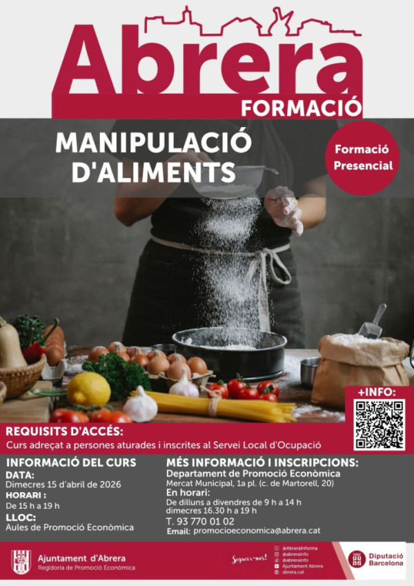 Manipulació d'Aliments Abril 2026