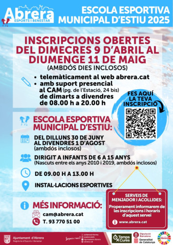 Escola Esportiva Municipal d'Estiu 2025