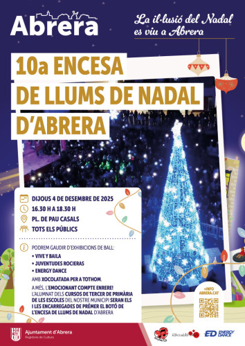 Cartell 10a Encesa de Llums de Nadal 2025