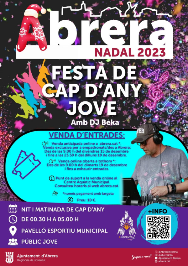 FESTA DE CAP D'ANY JOVE Amb Dj Beka