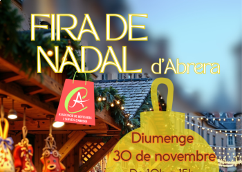 Cartell Fira de Nadal 2025 de l'Associació de Botiguers i Serveis d'Abrera