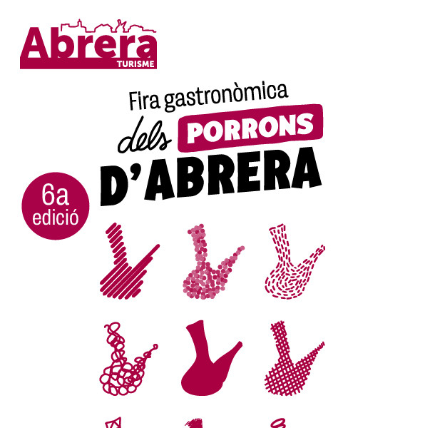 Cartell Fira Gastronòmica dels Porrons d'Abrera 2025