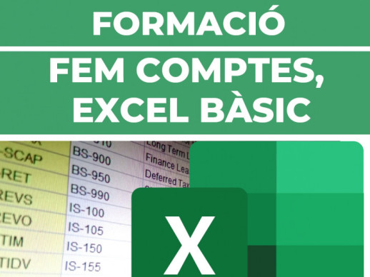 Cartell formació Fem Comptes, Excel Bàsic