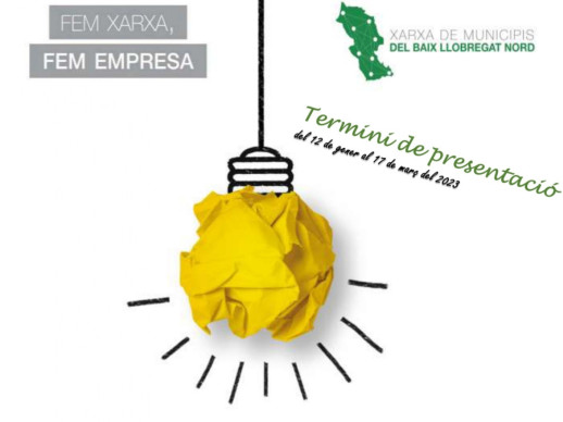 Convoquem el 12è Concurs d’Iniciatives Empresarials del Baix Llobregat Nord dins el programa "Fem Xarxa, Fem Empresa"