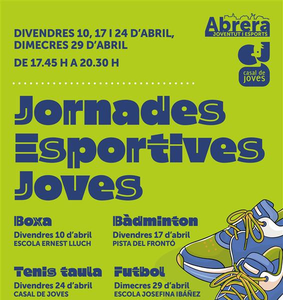Cartell Jornades Esportives Joves 2026