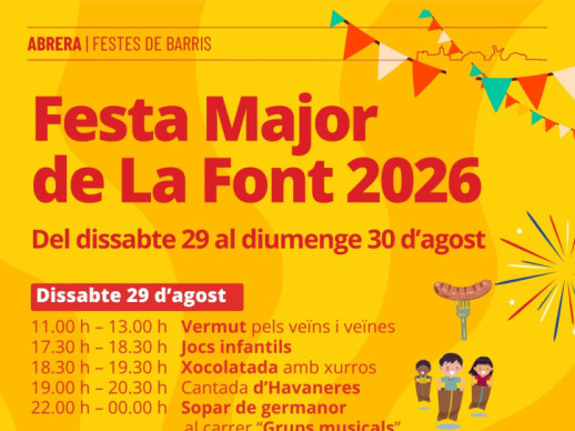 CARTELL FM LA FONT 2026