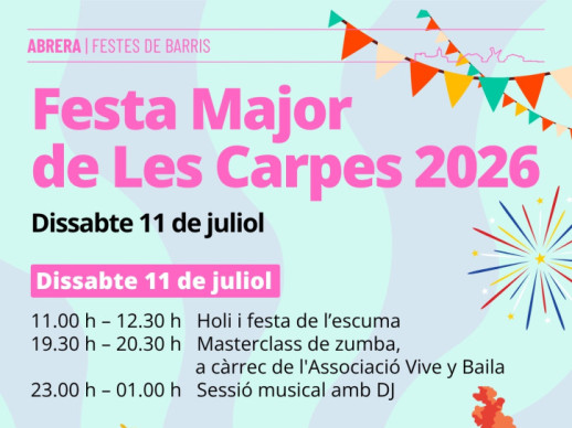 CARTELL FM LES CARPES 2026