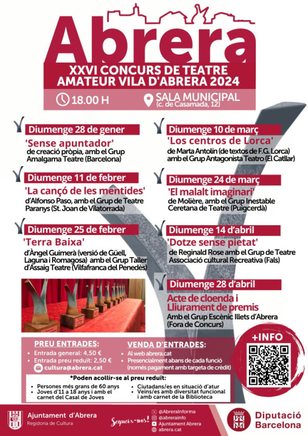 Cartel programación XVI Concurso de Teatro Amateur Vila d'Abrera 2024.jpg