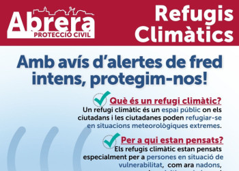 Refugis climàtics a Abrera - Onada de fred