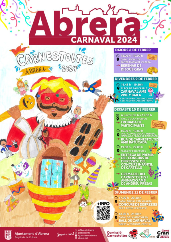Cartell Carnaval 2024 - programació