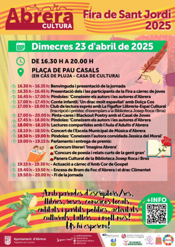 Cartell de la Fira de Sant Jordi de 2025
