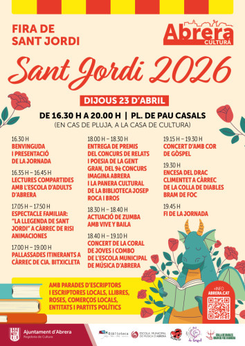 Cartell Fira de Sant Jordi 2026 d'Abrera