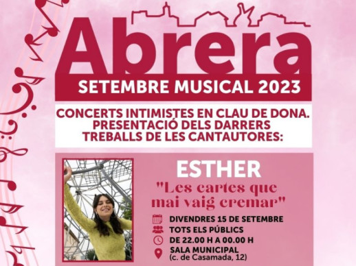 Cartell programació Setembre Musical 2023