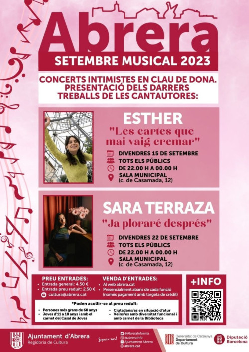 Cartell programació Setembre Musical 2023