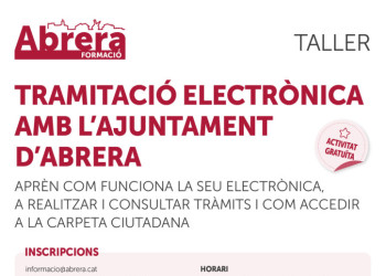 Cartell taller tramitació electrònica 11 03 26