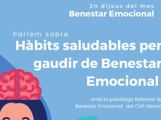 Cartell xerrada benestar emocional 14-12-23