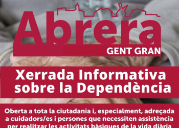 Dins el cicle 'Dimecres Grans', el proper dimecres 25 de gener tindrà lloc una Xerrada Informativa sobre la Dependència, al Casal de la Gent Gran d'Abrera