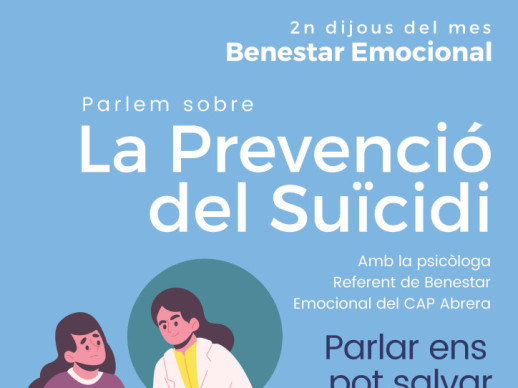 Cartell Xerrada La Prevenció del suïcidi 14-09-23
