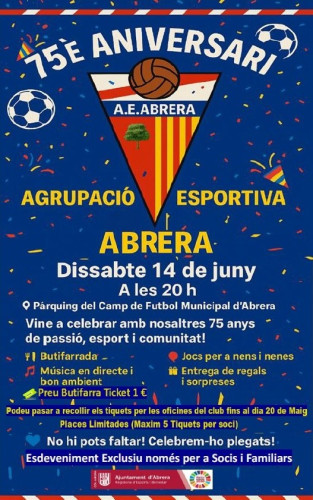 75è aniversari de l'Agrupació Esportiva Abrera