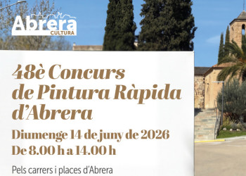 Pintem Abrera! El diumenge 14 de juny de 2025, l'art tornarà a sortir al carrer amb el 48è Concurs de Pintura Ràpida Vila d'Abrera