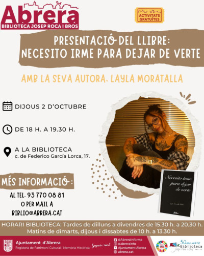 Atenció! La Biblioteca Josep Roca i Bros d'Abrera ha engegat el nou curs amb activitats per a tothom! Preneu nota! Us hi esperem!