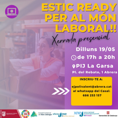 Casal de Joves - Maig 2025 - Taller Estic Ready per al Mercat Laboral