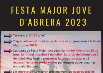 Digues la teva sobre la Festa Major Jove d'Abrera 2023!