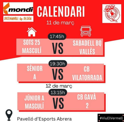 Competicions esportives - CBA 11.03.23 local