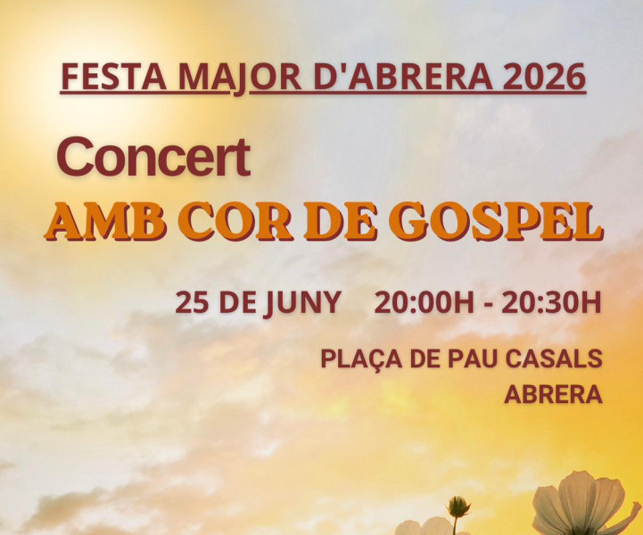 Concert de Festa Major d'Amb Cor de Gòspel del dijous 25 de juny de 2026