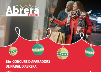 Tens una botiga al nostre municipi? Fins el dissabte diumenge 30 de novembre pots inscriure't i participar en el XV Concurs d’Aparadors Nadalencs d'Abrera!