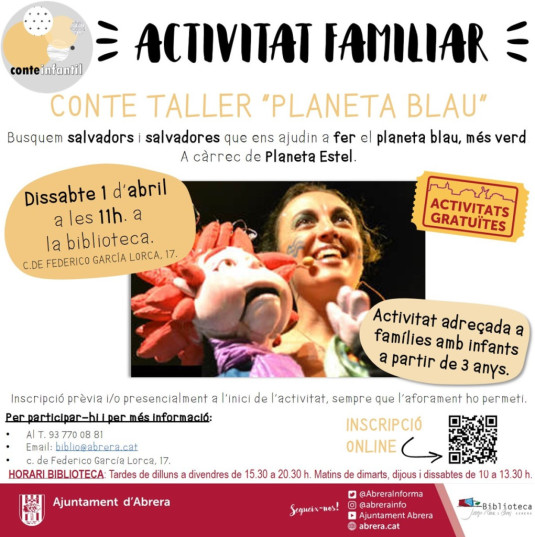 Cartell conte i taller 