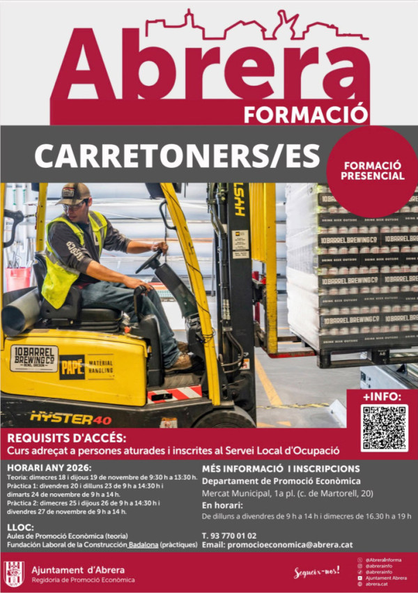 Curs de Carretoners-es - Novembre 2026