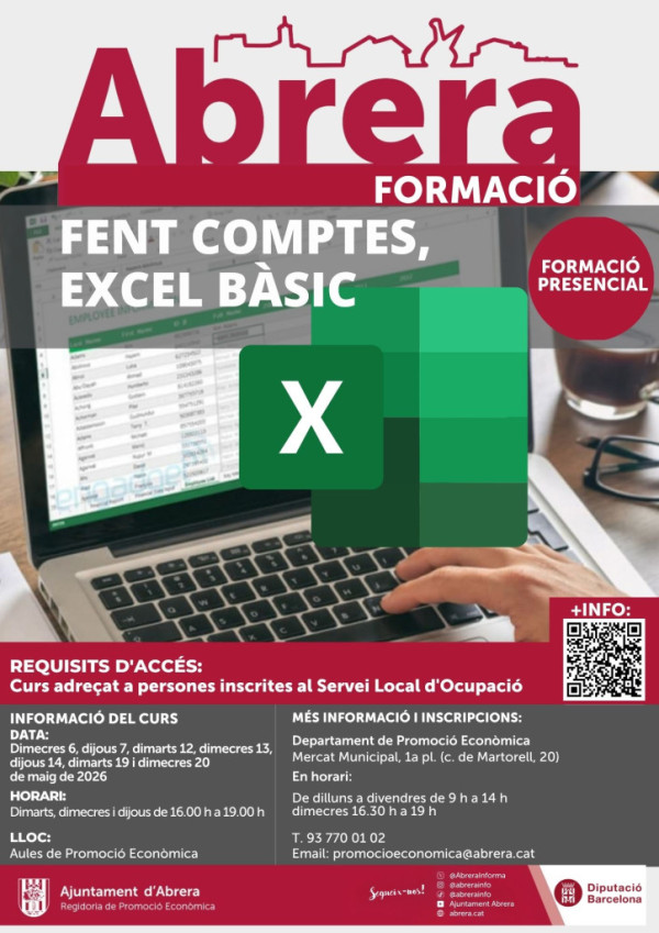 Curs Fent comptes, Excel bàsic