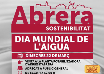 Commemorem el dia mundial de l'aigua, per unir-nos en favor d'aquest bé natural escàs i prendre consciència de la seva importància, amb dues activitats divulgatives