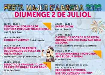 Festa Major 2023 - Activitats diumenge 2 de juliol