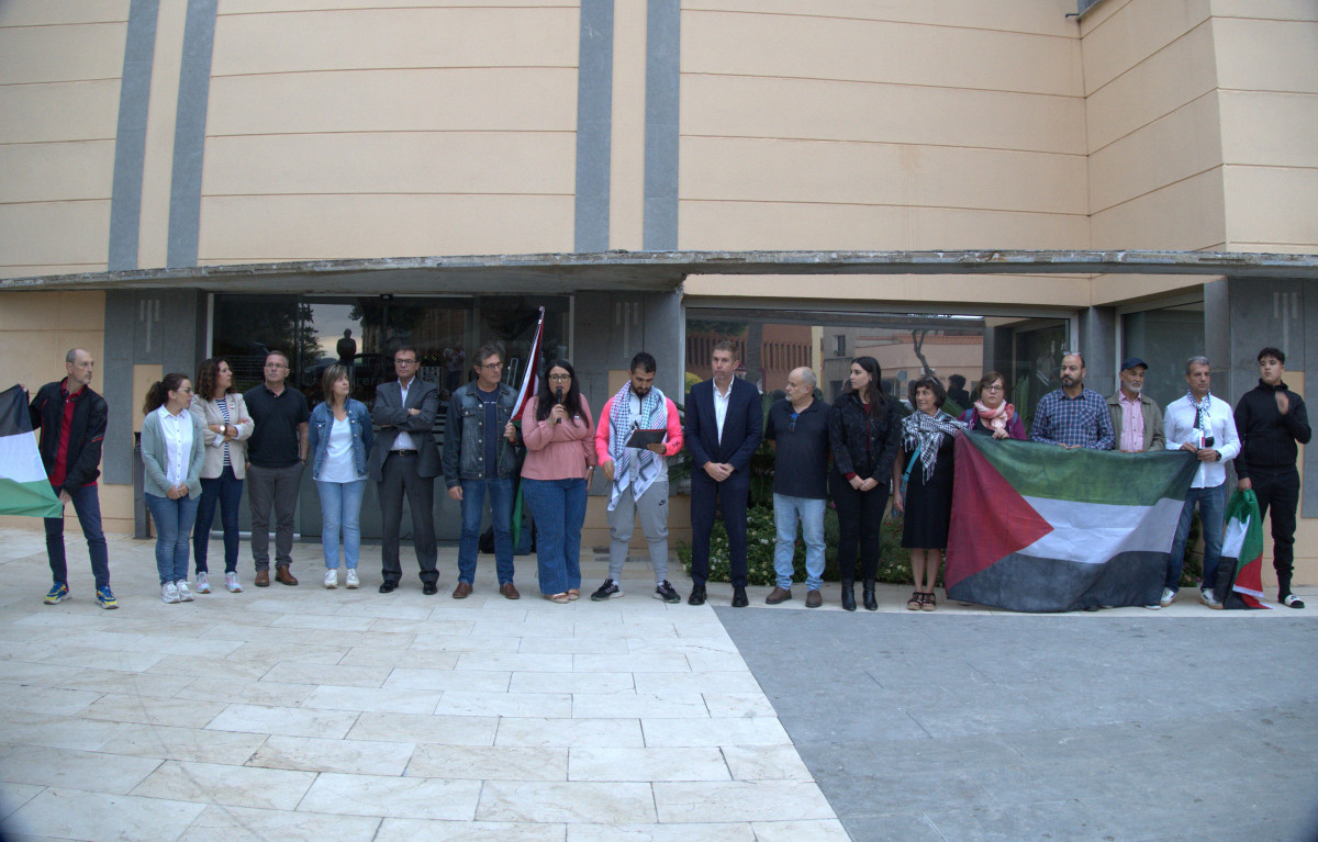 Abrera acull una concentració per la pau i l’alliberament de la Global Sumud Flotilla