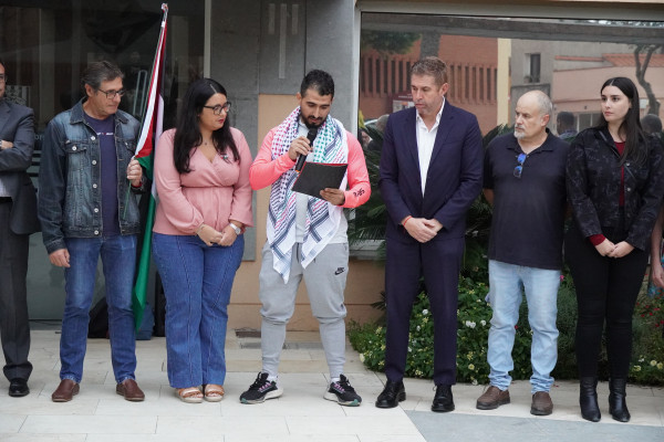 Abrera acull una concentració per la pau i l’alliberament de la Global Sumud Flotilla