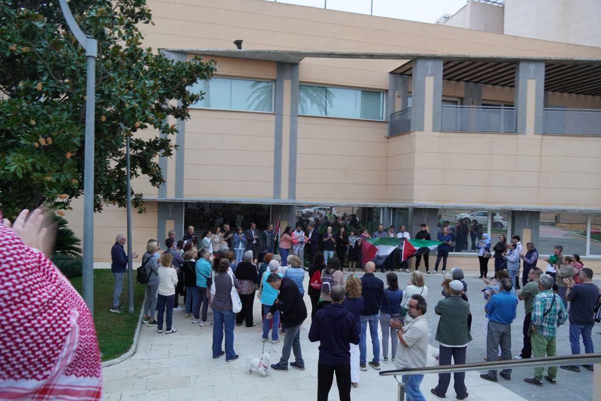 Abrera acull una concentració per la pau i l’alliberament de la Global Sumud Flotilla