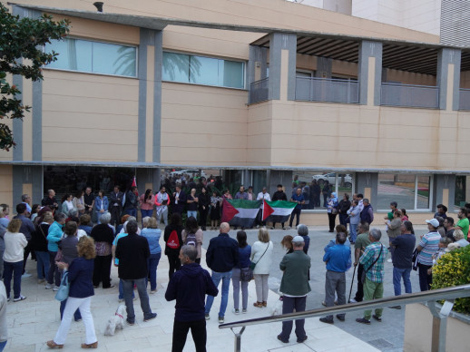 Abrera acull una concentració per la pau i l’alliberament de la Global Sumud Flotilla