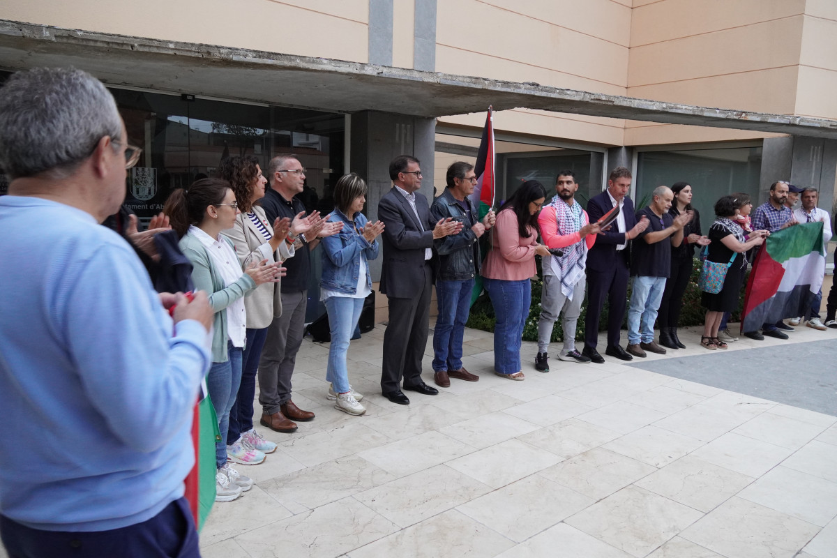 Abrera acull una concentració per la pau i l’alliberament de la Global Sumud Flotilla