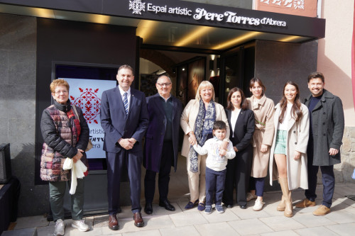 Inaugurem el nou Espai Artístic Pere Torres d'Abrera, amb autoritats, familiars, veïnat i una mostra del Centre Excursionista d'Abrera